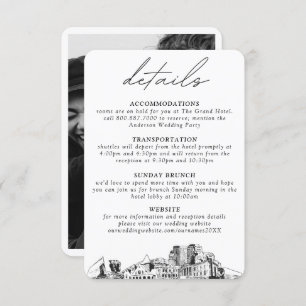 Colorado Springs Wedding Details Enclosure Card