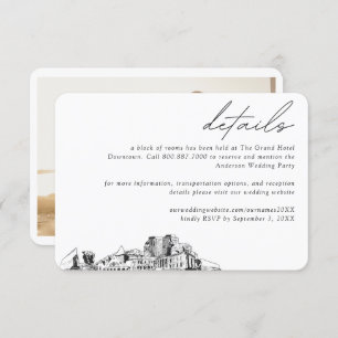 Colorado Springs Wedding Hotel Room Block Details Enclosure Card