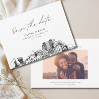 Colorado Springs Wedding Save the Date Modern