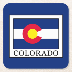 Colorado Square Paper Coaster