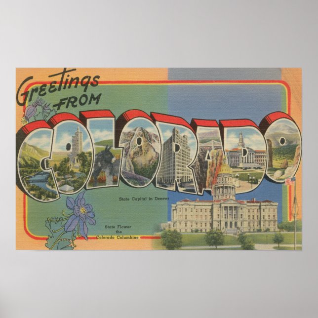 Colorado (State Capital Scene) Poster (Front)