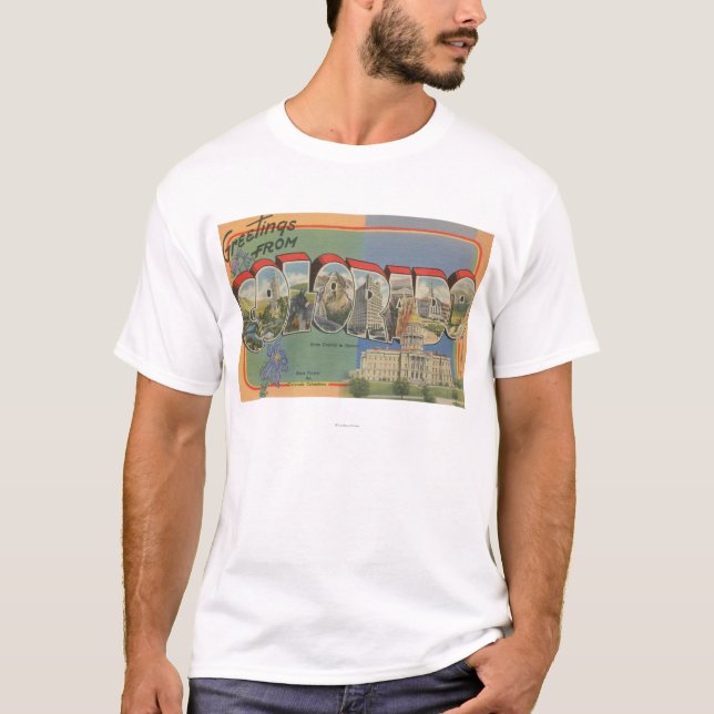 Colorado (State Capital Scene) T-Shirt (Front)