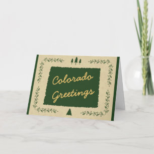 Colorado State Christmas Holiday Greetings