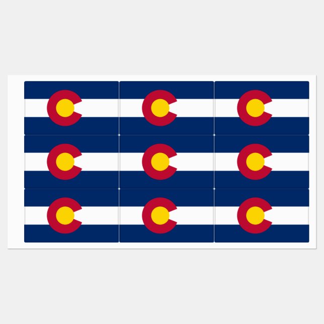 Colorado State Flag (Sheet)