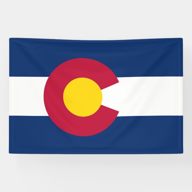 Colorado State Flag Banner (Horizontal)