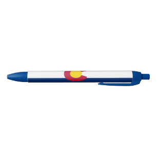 Colorado State Flag Blue Ink Pen
