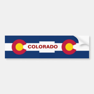 Colorado State Flag Bumper Sticker