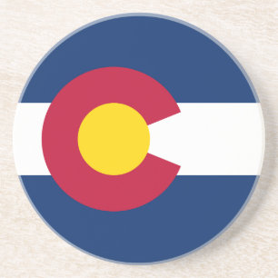 Colorado State Flag Coaster