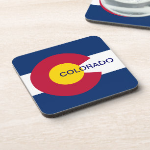 Colorado State Flag Coaster