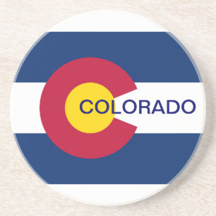 Colorado State Flag Coaster