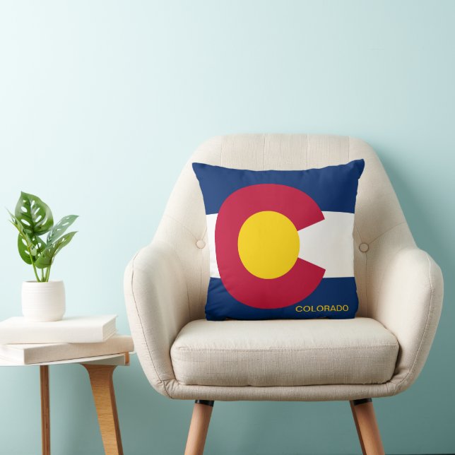 Colorado State Flag Cushion (Chair)