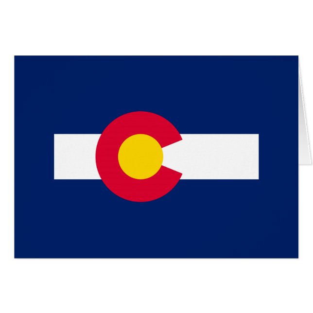 Colorado State Flag Design (Front Horizontal)