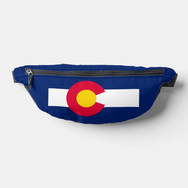 Colorado State Flag Design Bum Bags (Lay Down)