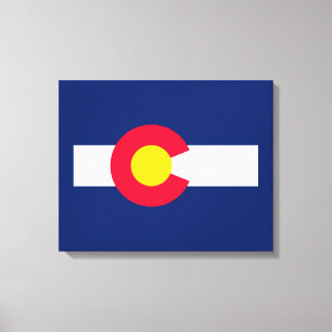 Colorado State Flag Design Decor