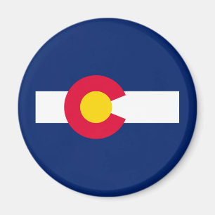 Colorado State Flag Design Magnet