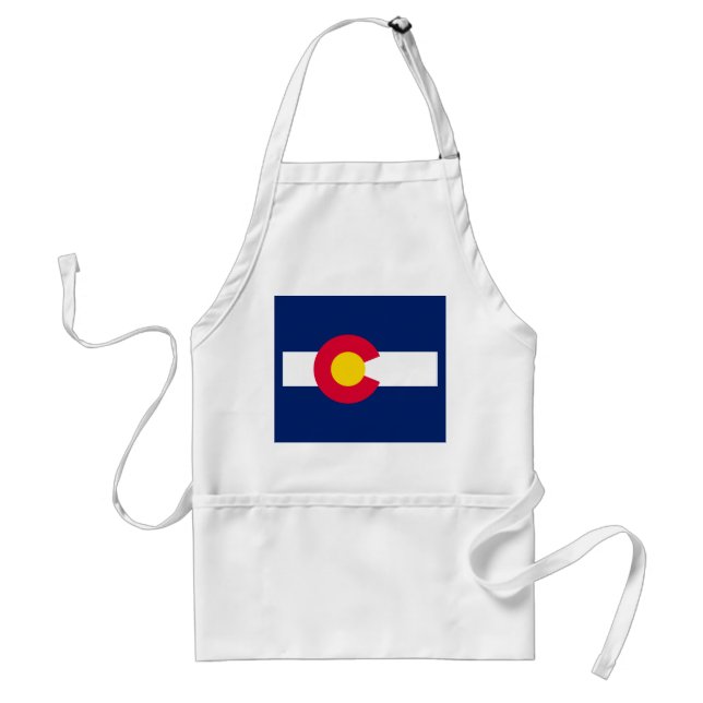 Colorado State Flag Design Standard Apron (Front)