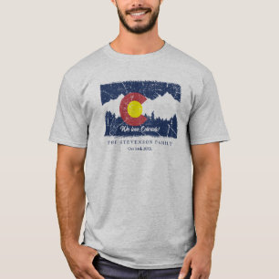Colorado State Flag Family T-Shirt