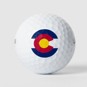 Colorado State Flag Golf Balls