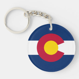 Colorado State Flag Key Ring
