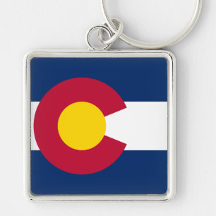 Colorado State Flag Key Ring