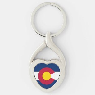 Colorado State Flag Key Ring