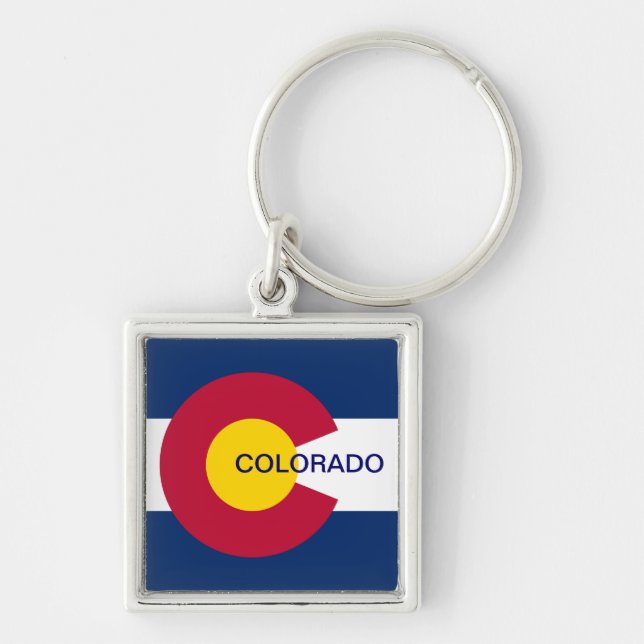 Colorado State Flag Key Ring (Front)