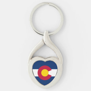 Colorado State Flag Key Ring
