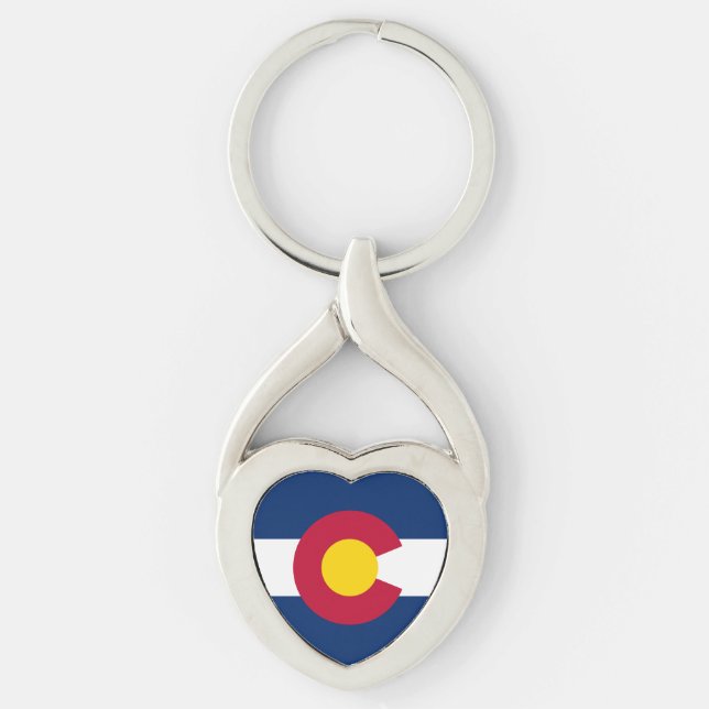 Colorado State Flag Key Ring (Front)