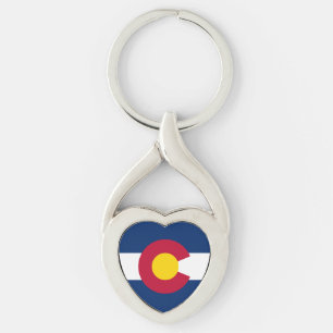 Colorado State Flag Key Ring