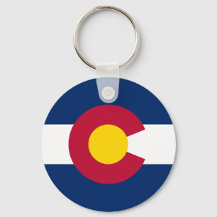 Colorado State Flag Key Ring