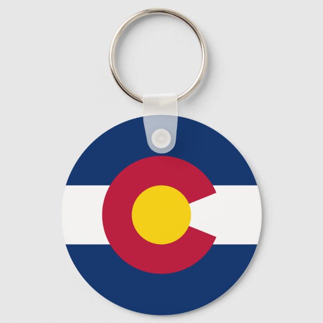 Colorado State Flag Key Ring (Front)