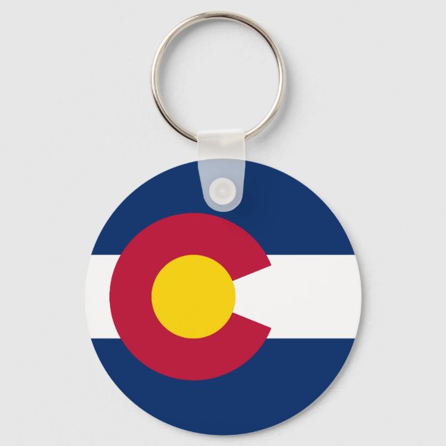 Colorado State Flag Key Ring (Front)