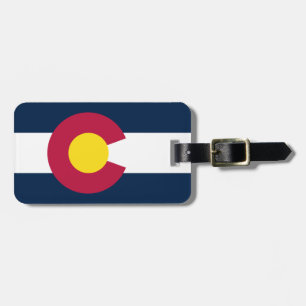 Colorado State Flag Luggage Tag