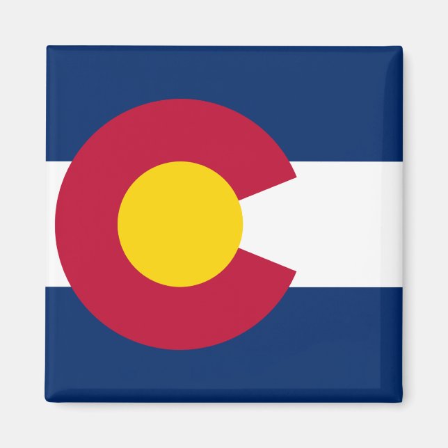 Colorado State Flag Magnet (Front)