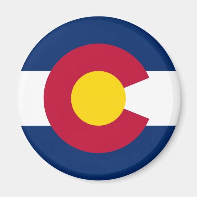 Colorado State Flag Magnet (Front)