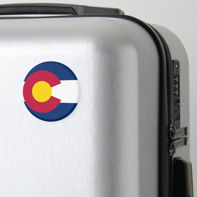 Colorado State Flag Magnet (In Situ (Luggage))