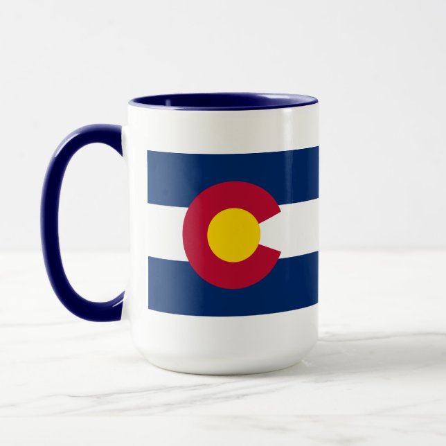 Colorado State Flag Mug (Left)