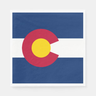 Colorado State Flag Napkin