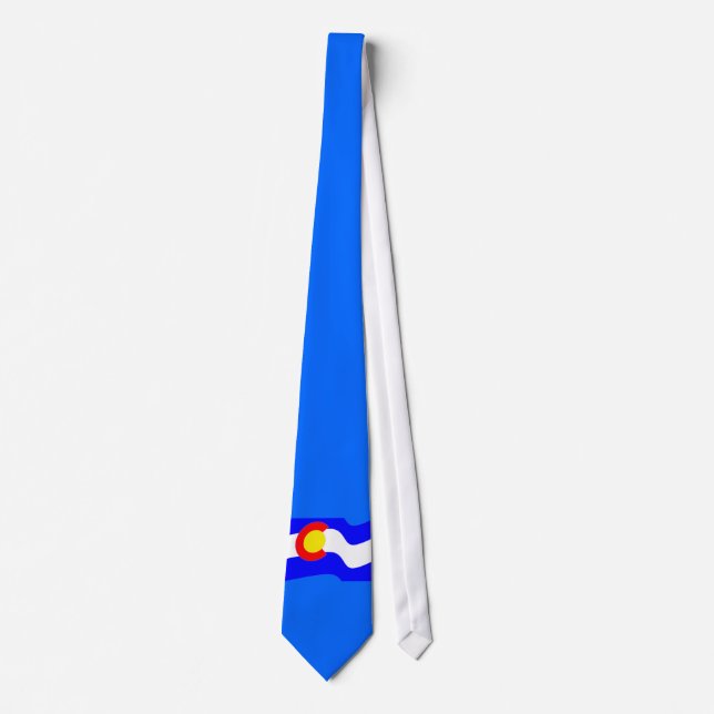 Colorado State Flag Necktie (Front)