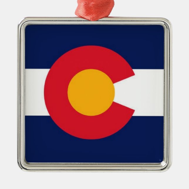 Colorado State Flag Ornament (Front)