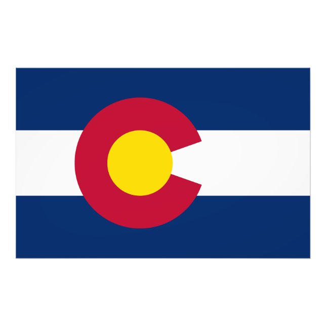 Colorado State Flag Photo Print (Front)
