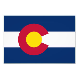 Colorado State Flag Photo Print