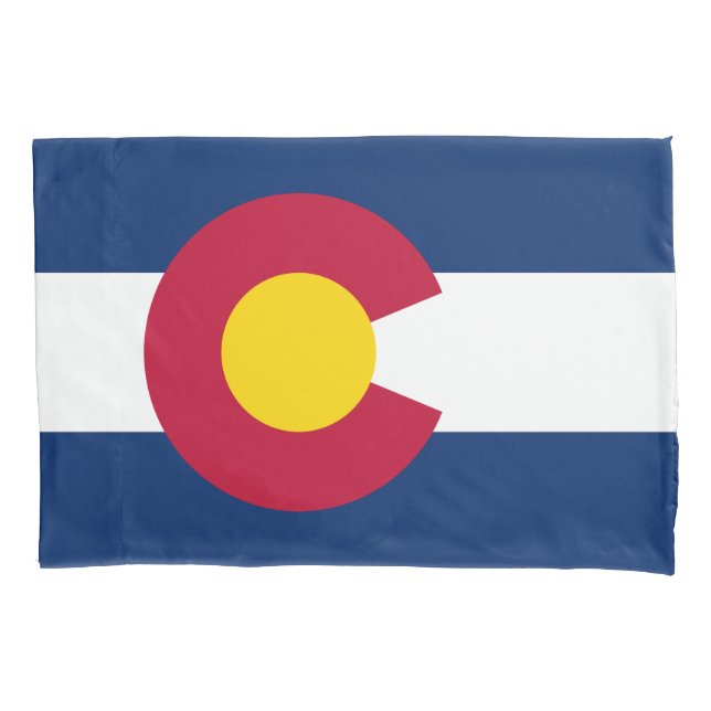 Colorado State Flag Pillowcase (Front)
