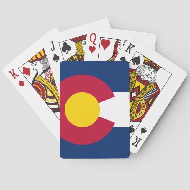 Colorado State Flag Playing Cards (Back)