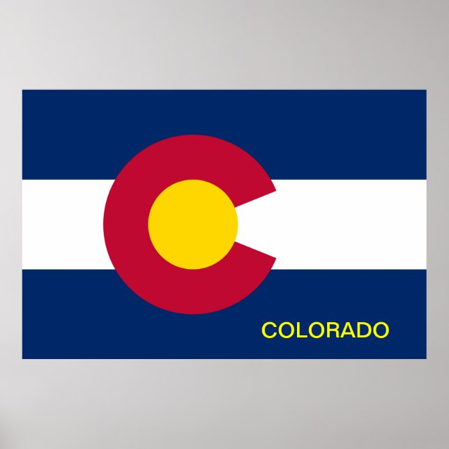 Colorado State Flag Poster (Front)