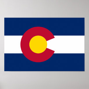 Colorado State Flag Poster