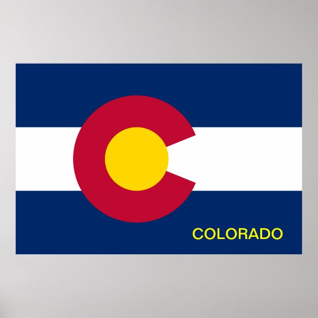 Colorado State Flag Poster (Front)