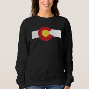 Colorado State Flag  Rocky Mountain Sweatshirt