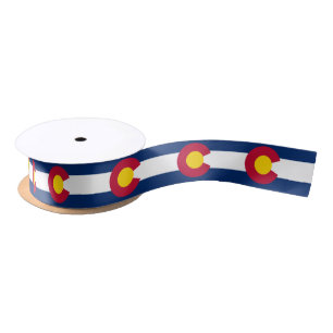 Colorado State Flag Satin Ribbon