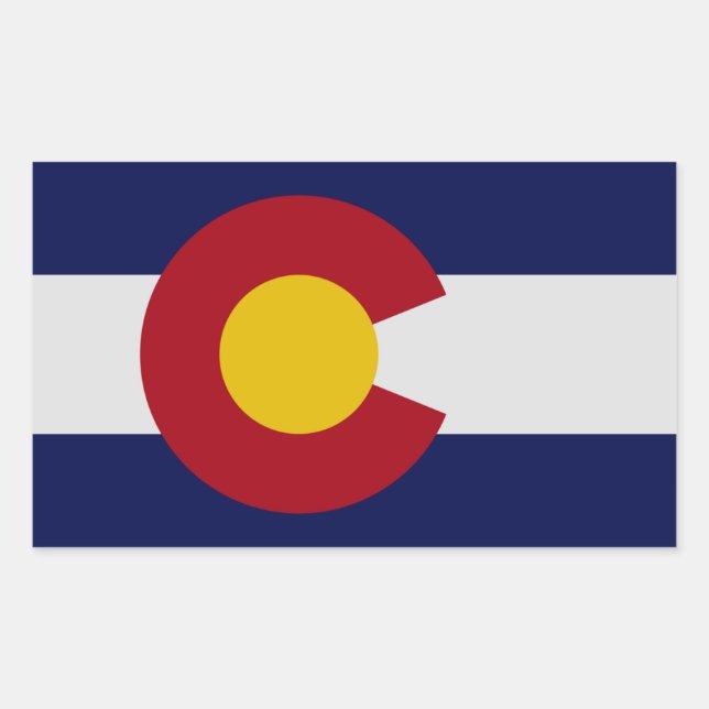 Colorado State Flag Sticker (Front)
